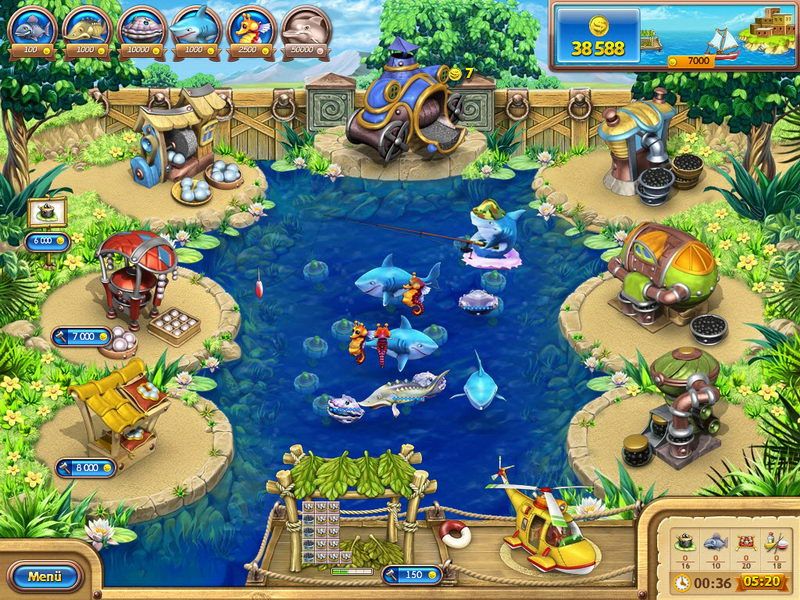 Farm Frenzy Frische Fische Deluxe Meine kleine Farm Gone Fishing
